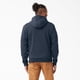 thumbnail image 2 of Sudadera con capucha Dickies de forro polar con cierre completo para hombre, azul marino oscuro, 4X, 2 of 7