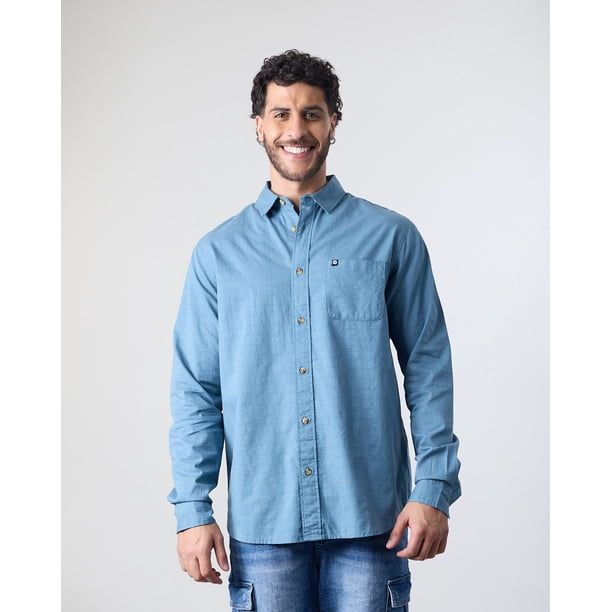 Camisa manga larga Hombre Algodón XV5783 Polemic
