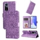 thumbnail image 1 of Funda tipo cartera FOXDOCK para Honor 50 , diseño girasol en relieve, cuero PU, cierre magnético, soporte y tarjetero, 1 of 5