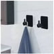 thumbnail image 3 of Ganchos Adhesivos Colgador Perchero Baño Cocina Acero Inox Color Negro, 3 of 3