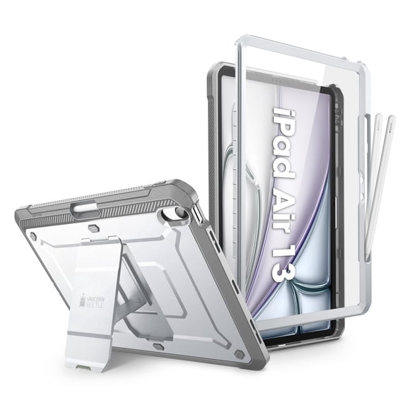 Funda SUPCASE Unicorn Beetle Pro para iPad Air de 13 pulgadas, color blanco
