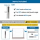 thumbnail image 2 of Kit de barandillas de cable Muzata CR07 Invisible T316 de acero inoxidable, 2 of 7