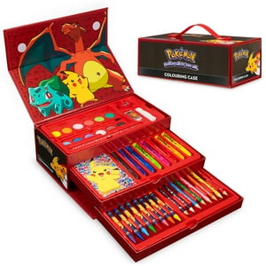 Set De Arte Para Colorear Pokémon Con Más De 40 Suministros Para Niños De Más De 3 Años