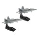 thumbnail image 4 of 2 Uds 1:100 Aviones Americanos F-22 Aviones De Combate Raptor Modelo De Aleación Fundida, 4 of 5