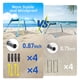 thumbnail image 3 of Carpa de playa con toldo familiar BOTINDO para 6 a 8 personas, 3 of 8