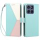 thumbnail image 3 of Cartera para Motorola Moto G86 en PU Tricolor, Funda con Solapa, Verde, 3 of 6