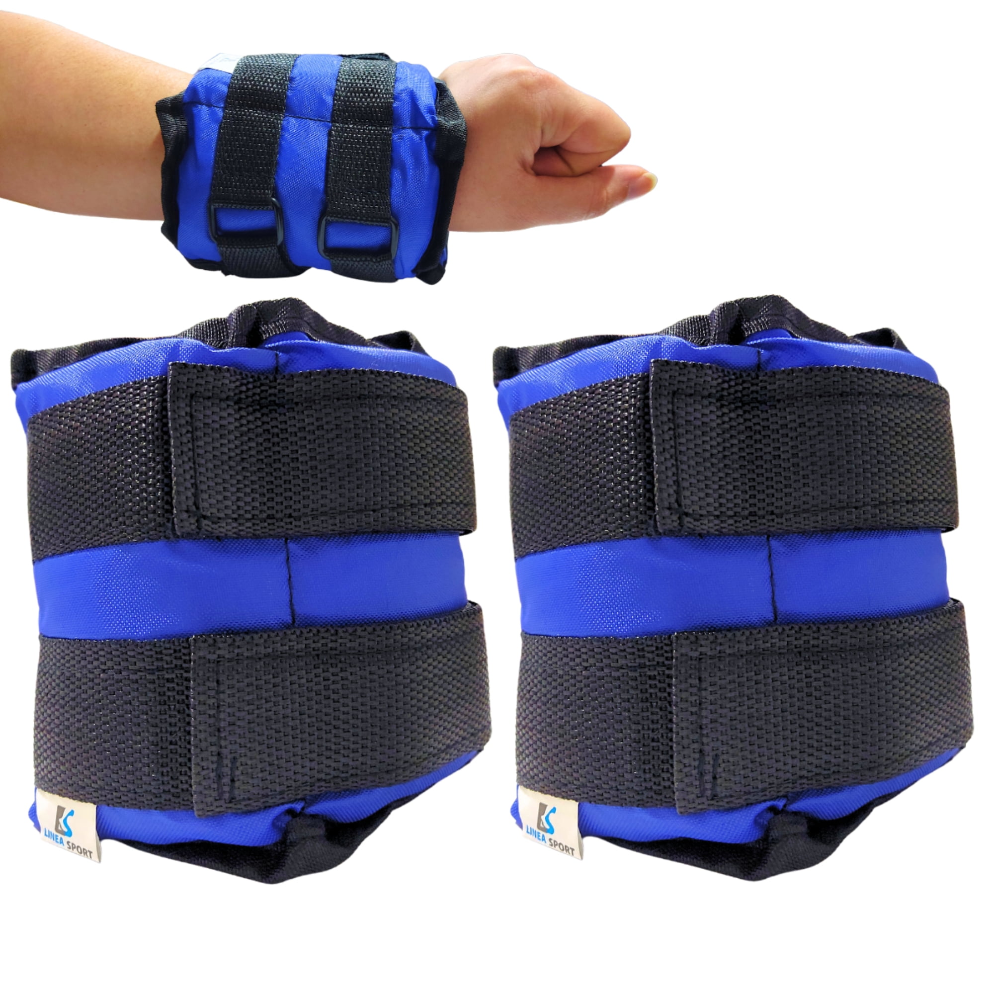 Linea Sport - Par De Pesas Tobillera Y Muñeca 1.5kg C/u Total 3kg