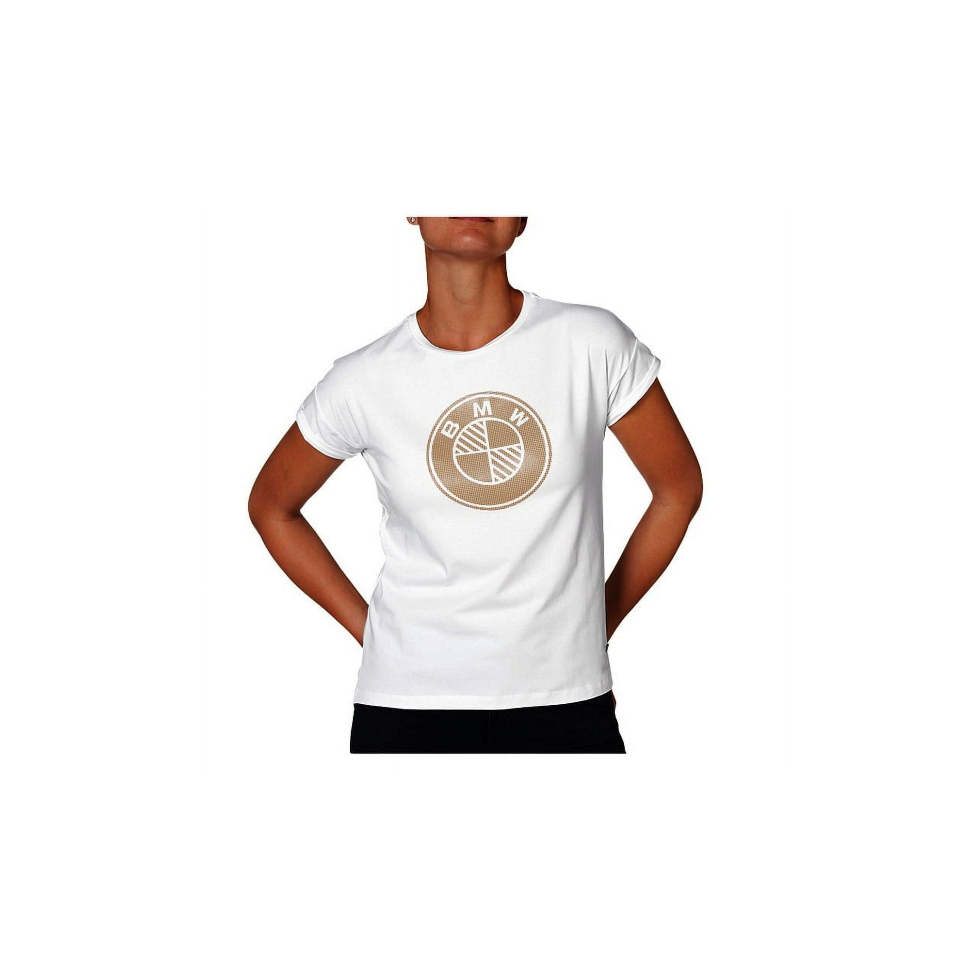 Polera Mujer Con Logotipo Impreso White M Original