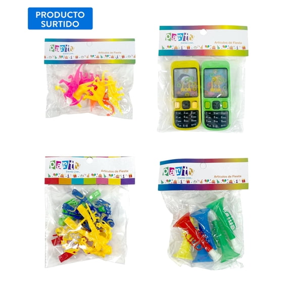 Sorpresas niño juego de agua, robot, dinos, trompeta