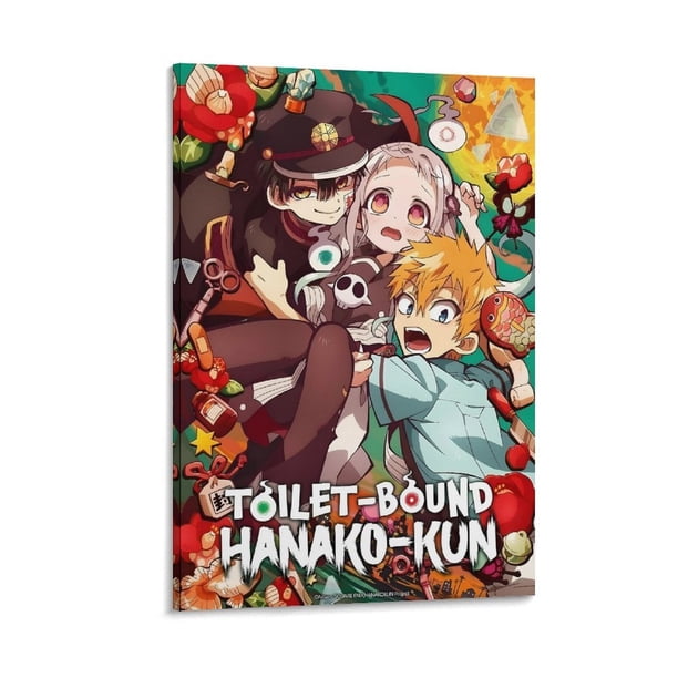 Toilet-Bound Hanako-kun Cuadro decorativo colgante - Arte de pared - Póster enmarcado - Decoración de pared - Regalos para familia, amigos y aficionados 20*30 cm