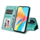thumbnail image 5 of Funda tipo cartera FOXDOCK para OPPO A98 , diseño girasol en relieve, cuero PU, cierre magnético, soporte y tarjetero, 5 of 5