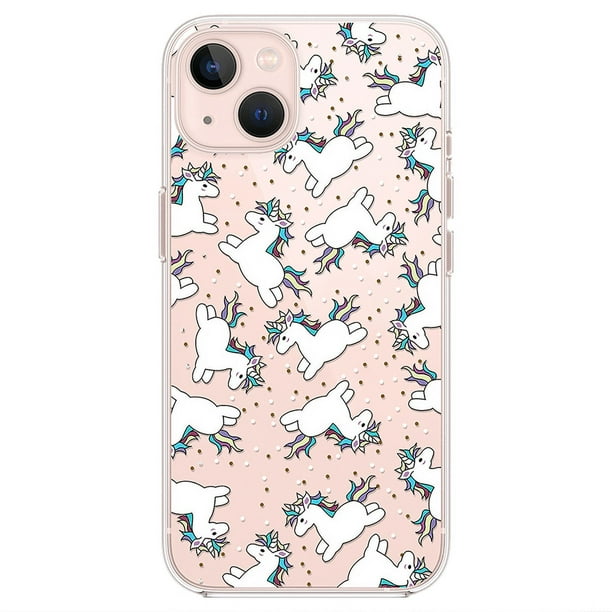 Cute Unicorn Suitable For Apple 13promax Mobile Phone Case Iphone12mini Transparent 14promax Sleeve 11 For Valentines Gift For Boy/Girlfriends Gift