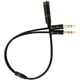 thumbnail image 4 of Cable Adaptador Audio Y Microfono A Jack 3.5 Mm Hembra multicolor, 4 of 7