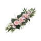 thumbnail image 4 of Artificial Wedding Shape Flower Rose Recepción de guirnalda Decoración de la flor de flor Banzlum , Rosa Claro, 4 of 5