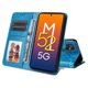 thumbnail image 5 of Funda tipo cartera FOXDOCK para Samsung Galaxy M52 5G , diseño girasol en relieve, cuero PU, cierre magnético, soporte y tarjetero, 5 of 5
