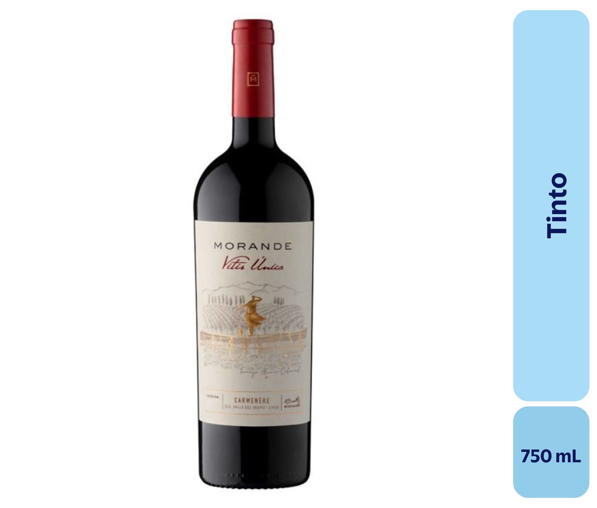 Vino Tinto Botella 750 mL Morande