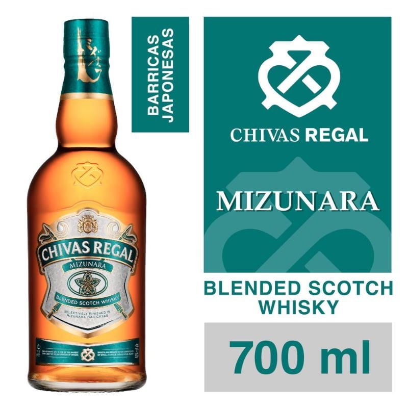 Chivas Regal - Whisky Blended Scotch Mizunara 40° Botella