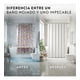 thumbnail image 2 of Cortina De Baño Impermeable Tela Ducha +12 Gancho Premium Casa Nerola Blanco, 2 of 10