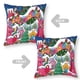 thumbnail image 2 of Navidad: Bienvenido a Villa Quién Fundas de almohada de terciopelo con tema, regalos de funda de almohada, decoración para el hogar, cojín de lanzar, regalo de cumpleaños para fans y parejas.30*30cm., 2 of 6