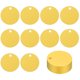thumbnail image 1 of Uxcell Etiquetas Redondas de Metal para Estampado para Proyectos de Grabado y Manualidades Amarillo 1.6", 1 of 7