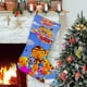 thumbnail image 1 of Rolie Polie Olie Tema: Calcetines de Navidad, fino lino blanco para colgar en escaleras y chimenea, decoración navideña para el hogar, regalo de Navidad. 45cm × 32cm, 1 of 5