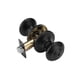 thumbnail image 1 of Pomo de puerta STARPY vintage negro con cerradura de privacidad para interior, 1 of 6