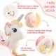 thumbnail image 3 of Rocking Horse FUNLIO Unicorn Rainbow Fairy para niños pequeños de 6 a 3 años, 3 of 6
