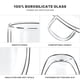 thumbnail image 3 of Tazas de café YUNCANG de doble pared, 470 ml, vidrio transparente, paquete de 4, 3 of 7