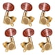 thumbnail image 5 of Clavijas de afinación de guitarra de repuesto Perilla cerrada Clavijas de afinación de cuerdas de guitarra resistentes al desgaste 3R3L Afinadores de, 5 of 5