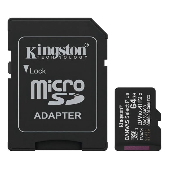 MicroSD Kingston Canvas Select Plus 64GB