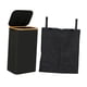 thumbnail image 4 of Cesta De Almacenamiento De Ropa Sucia, Organizador De Papelera, Organización De Hotel, Cesta De Lavandería, Color Negro, 4 of 5