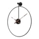 thumbnail image 3 of Reloj De Pared Silencioso Sin Tictac Simple Para Casa De Campo Baño Dormitorio Negro, 3 of 5