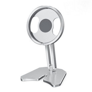 Genérico - Soporte Magnético Para Cargador Inalámbrico Magsafe - Soporte Plegable Para Teléfono Y Base De Carga Para Iphone 16 15 14 13 Pro Max-Plata