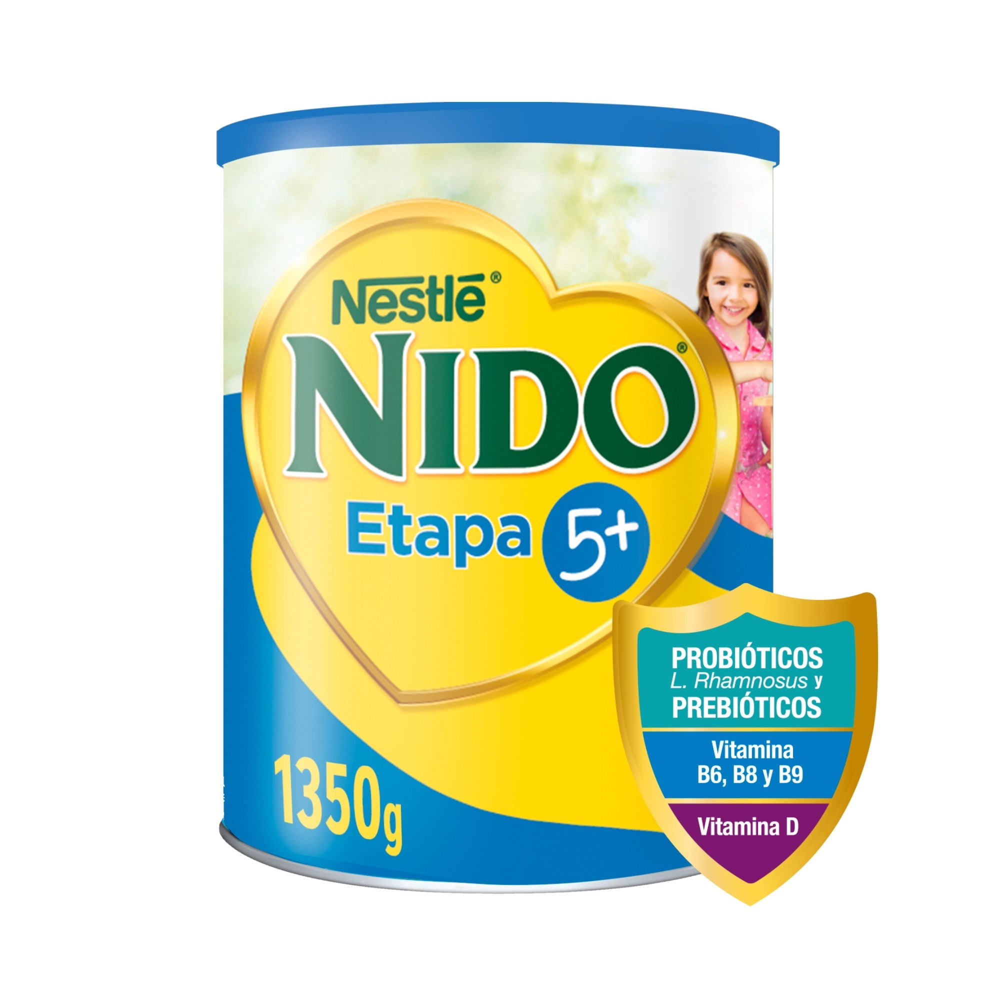 Leche En Polvo Semidescremada Etapa 5+ Tarro 1350 g Nido