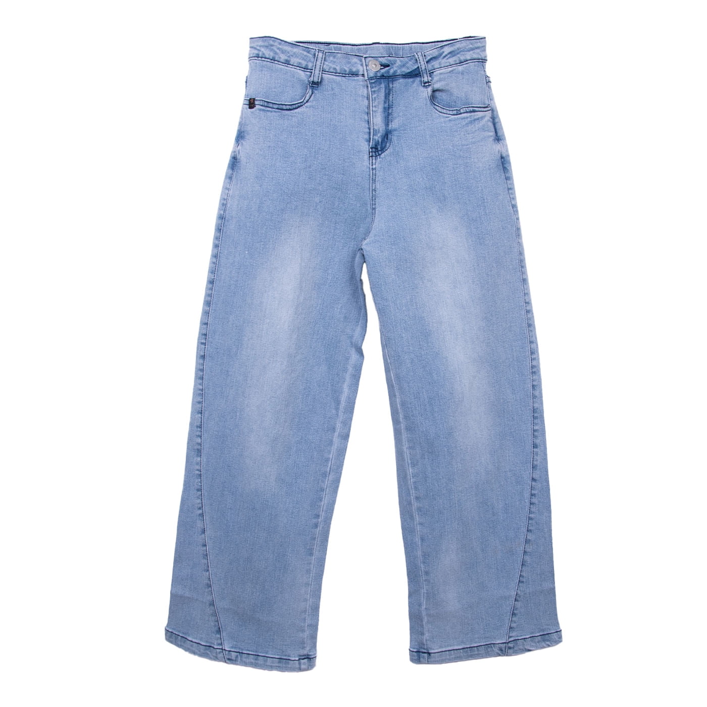 Jeans Niña Baggy Celeste