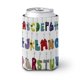 thumbnail image 1 of Lore del Alfabeto Funda enfriadora de latas, aislante de bebidas para mantener frías o calientes, funda térmica plegable para latas, portabebidas reutilizable, 1 of 6