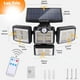 thumbnail image 2 of Foco led Solar exterior 4 direcciones sensor control luz fría, 2 of 9