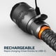 thumbnail image 2 of Linterna NEBO 12000 recargable de 12000 lm con doble zoom IP67, 2 of 6
