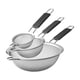thumbnail image 4 of Tamiz Fino Para Preparación De Alimentos, Cocina, Arroz, 3 Piezas, 4 of 5