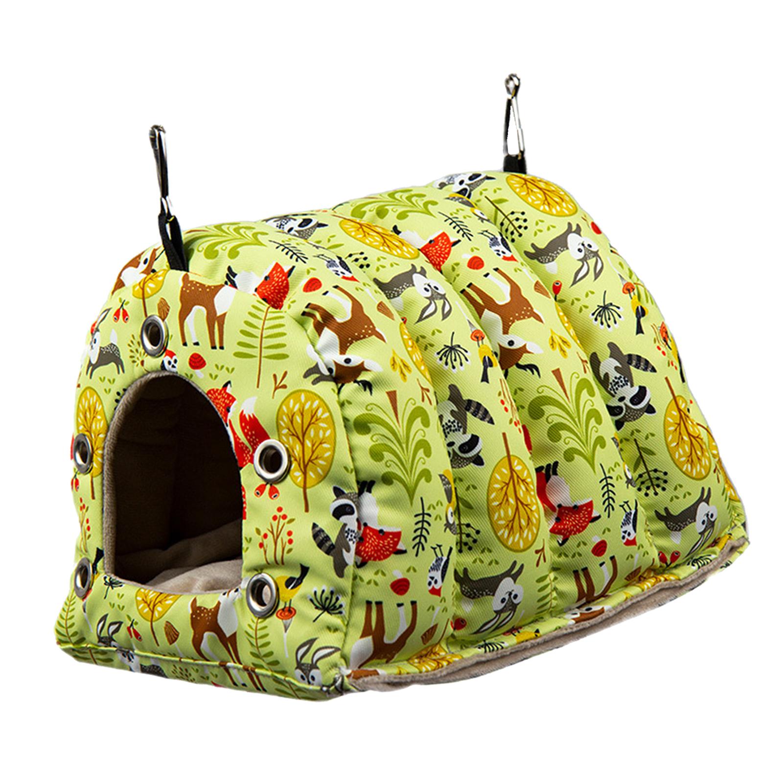 Magideal - Jaula Para Loros, Hamaca, Cama Para Pájaros, Jaula, Accesorio, Cobertizo De , Escondite, Cueva, Percha, Columpio, Casa De Pájaros, Nido De , M M