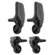 thumbnail image 2 of Ruedas De Equipaje De Repuesto De Rotación De 360 Grados 4x Duraderas Para Reparación Negro, 2 of 5