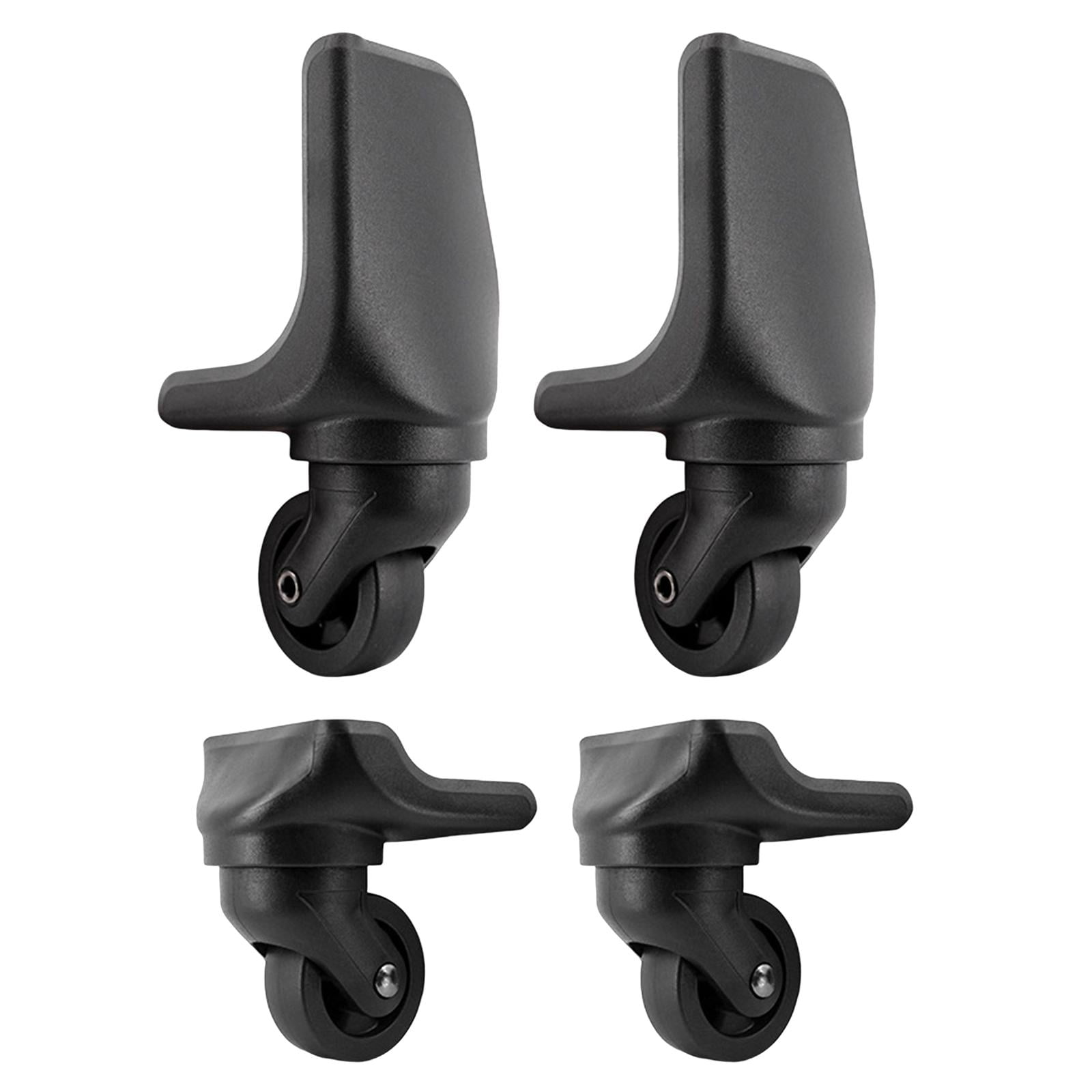 Magideal - Ruedas De Equipaje De Repuesto De Rotación De 360 4 Piezas Ruedas De Maleta De Viaje De Alta Resistencia Ruedas De Maleta Ruedas Giratorias Para