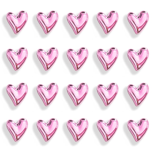 Imanes para Nevera Janvelle 20 piezas Corazón Rosa