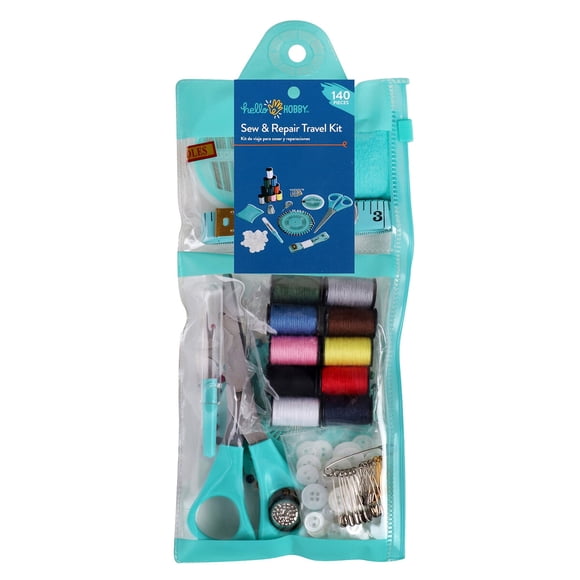 Kit de Costura Hello Hobby 140 Piezas Viaje Multicolor