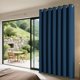 thumbnail image 3 of Cortinas Opacas para Puerta Corredera de Patio Joydeco 100x275cm Azul Marino, 3 of 9