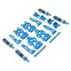 thumbnail image 1 of 1/16 RC Coche Mejorado Piezas De Metal Brazos Oscilantes Delanteros Inferiores Para Q141 16103 Q117C Azul, 1 of 5