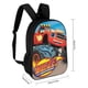 thumbnail image 2 of Blaze y las Máquinas Monstruo-theme Backpack, Campus style schoolbag Bookbag with Adjustable Shoulder Straps And Large Zip Compartment, Unisex Travel Bags., 2 of 6