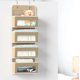 thumbnail image 4 of Organizador colgante para artículos del hogar sencillos para colocar sobre la puerta del armario, color beige, 4 of 7