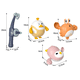 thumbnail image 3 of Juego Pesca Magnética Para Bañera Juguete Ducha Bebé Niños, 3 of 8