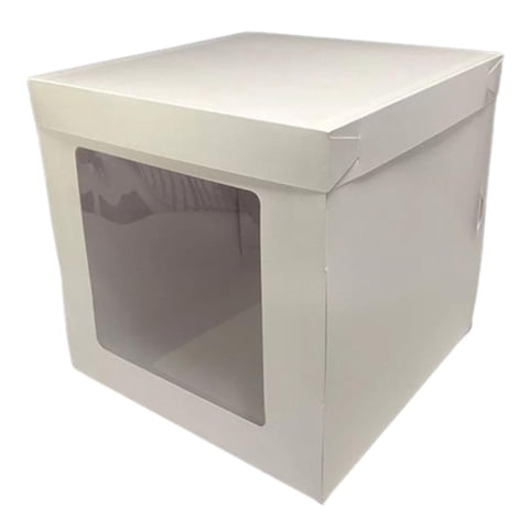 Genérico - Caja Torta 30X30X30 Cm Con Visor Lateral